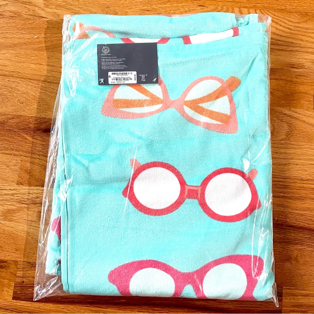 Martha Stewart Sunglasses Beach Pool Towel 38" x 68"